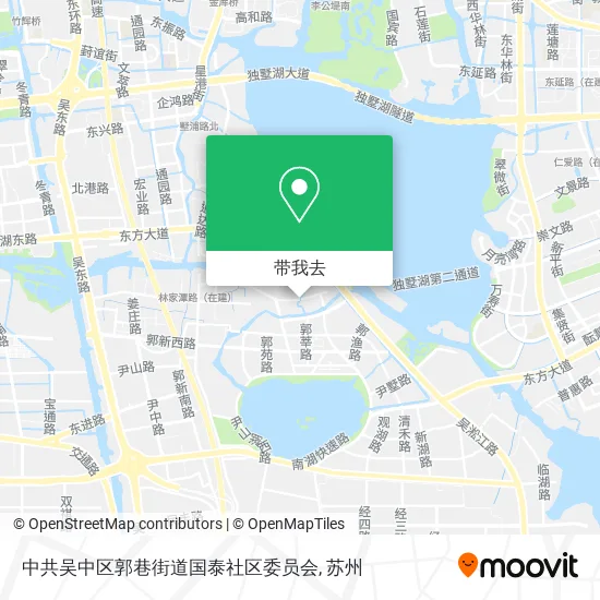 中共吴中区郭巷街道国泰社区委员会地图