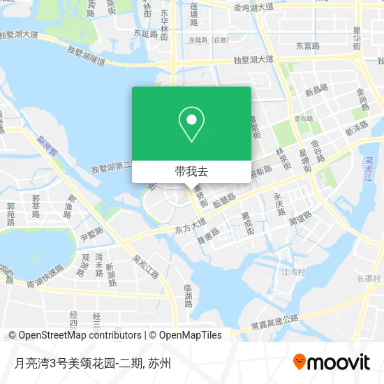 月亮湾3号美颂花园-二期地图