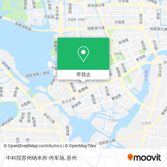 中科院苏州纳米所-停车场地图
