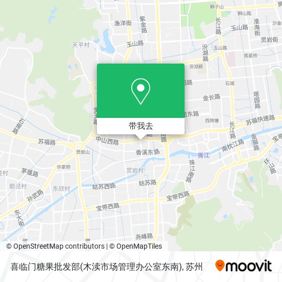 喜临门糖果批发部(木渎市场管理办公室东南)地图