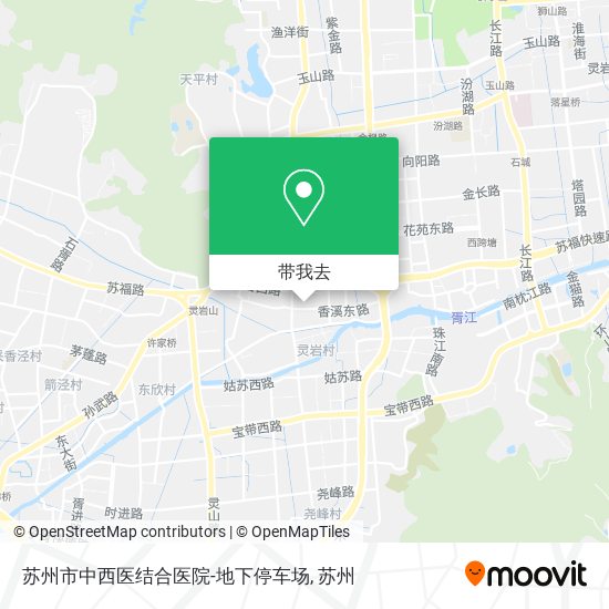 苏州市中西医结合医院-地下停车场地图