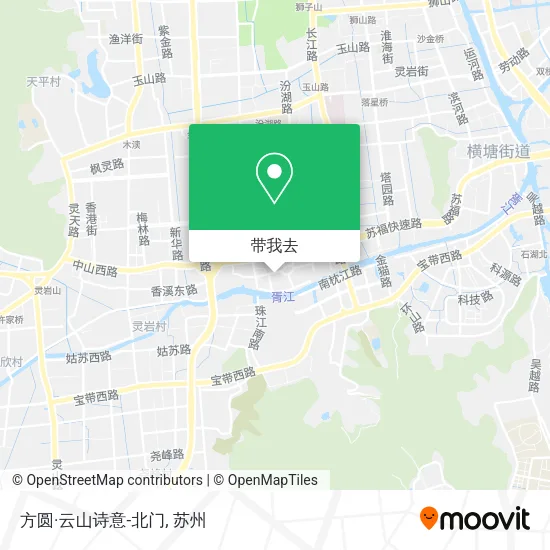 方圆·云山诗意-北门地图