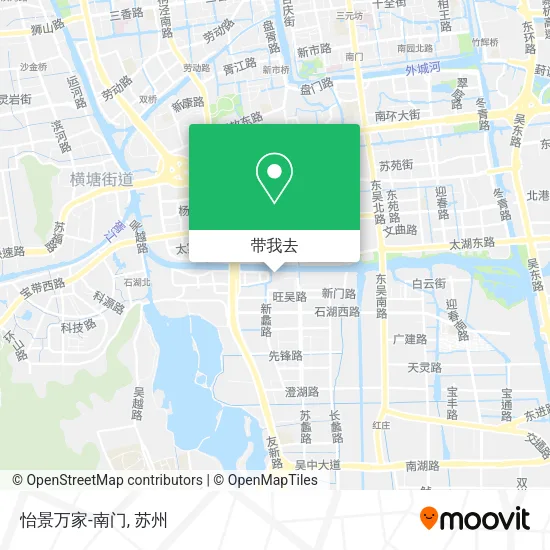 怡景万家-南门地图