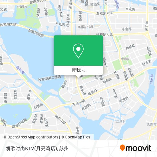 凯歌时尚KTV(月亮湾店)地图