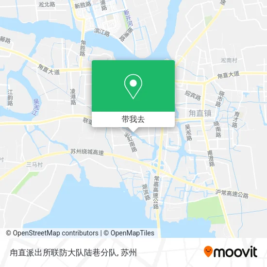 甪直派出所联防大队陆巷分队地图