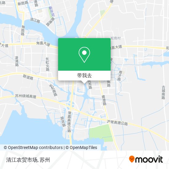 清江农贸市场地图