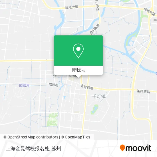 上海金昆驾校报名处地图