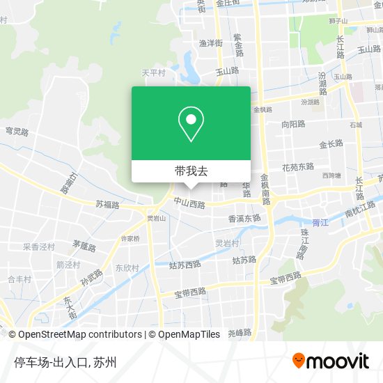 停车场-出入口地图