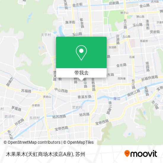 木果果木(天虹商场木渎店A座)地图