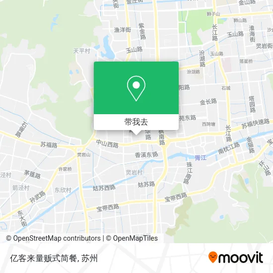 亿客来量贩式简餐地图