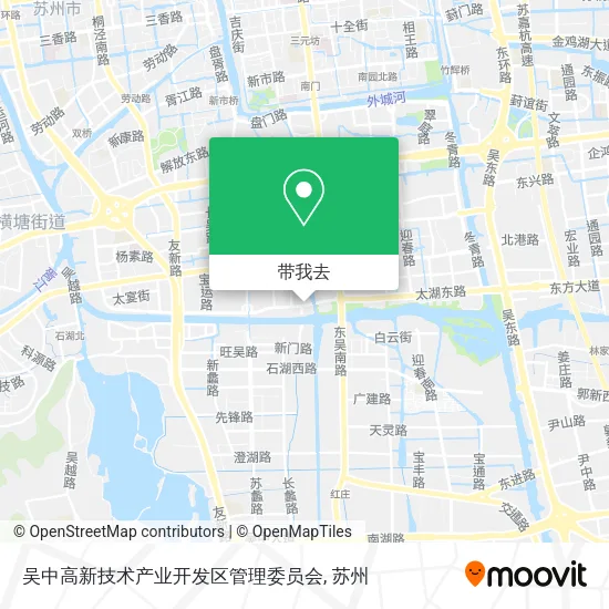 吴中高新技术产业开发区管理委员会地图