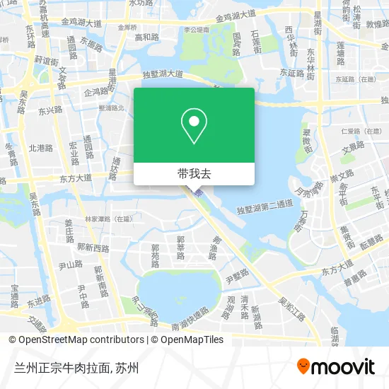 兰州正宗牛肉拉面地图