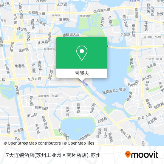 7天连锁酒店(苏州工业园区南环桥店)地图