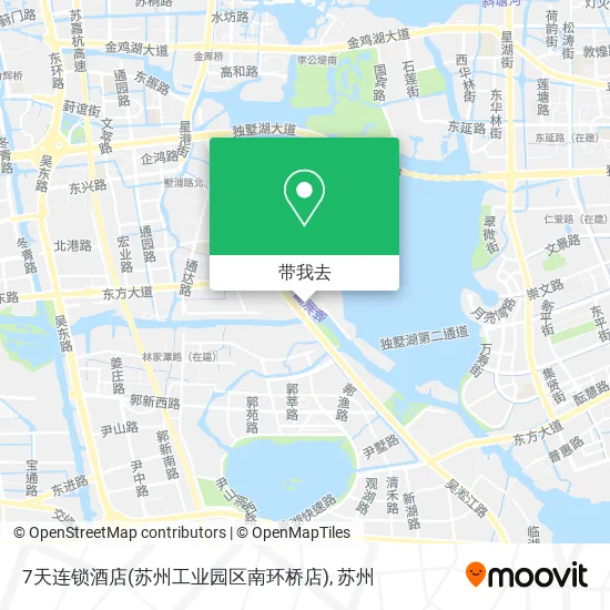 7天连锁酒店(苏州工业园区南环桥店)地图