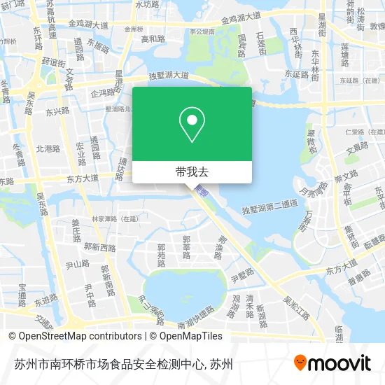 苏州市南环桥市场食品安全检测中心地图