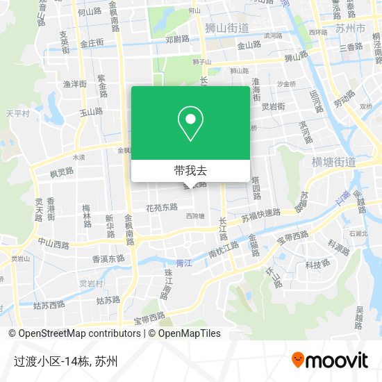 过渡小区-14栋地图
