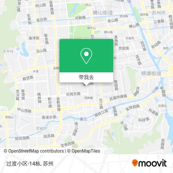 过渡小区-14栋地图