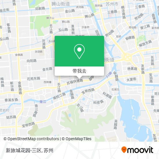 新旅城花园-三区地图