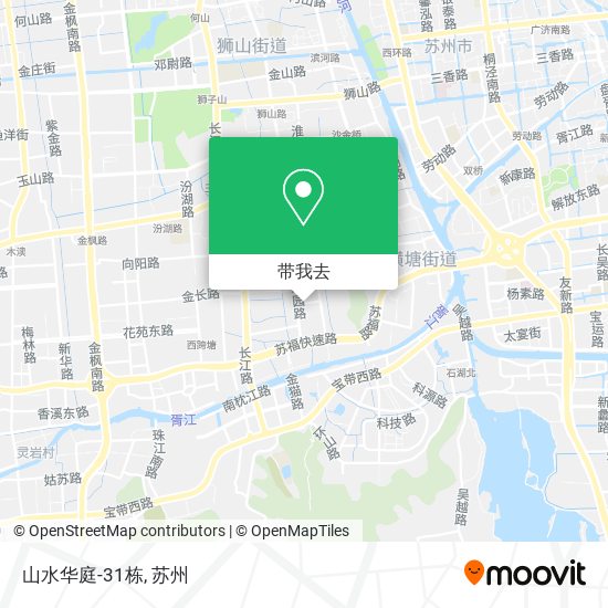 山水华庭-31栋地图