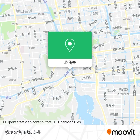 横塘农贸市场地图