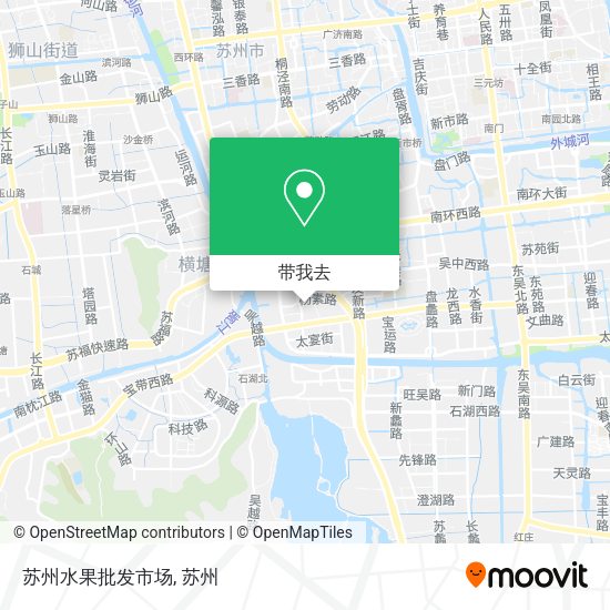 苏州水果批发市场地图