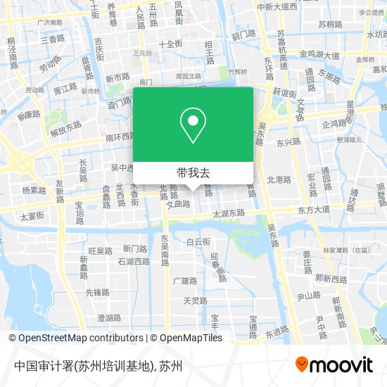 中国审计署(苏州培训基地)地图
