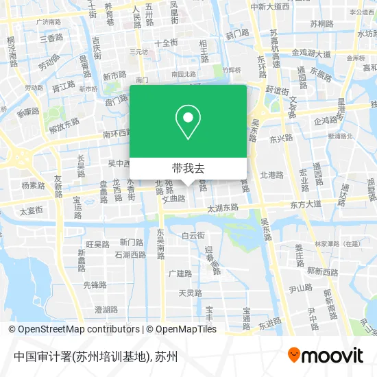 中国审计署(苏州培训基地)地图