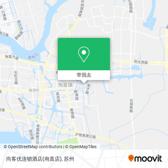 尚客优连锁酒店(甪直店)地图