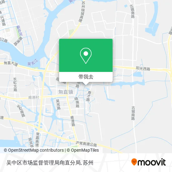 吴中区市场监督管理局甪直分局地图