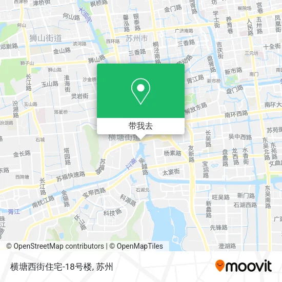 横塘西街住宅-18号楼地图