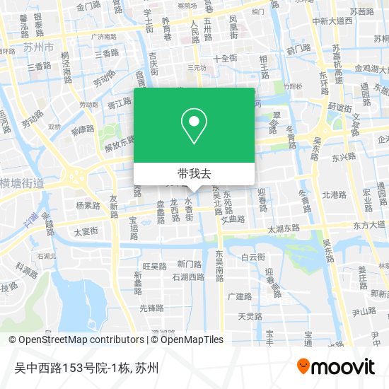 吴中西路153号院-1栋地图