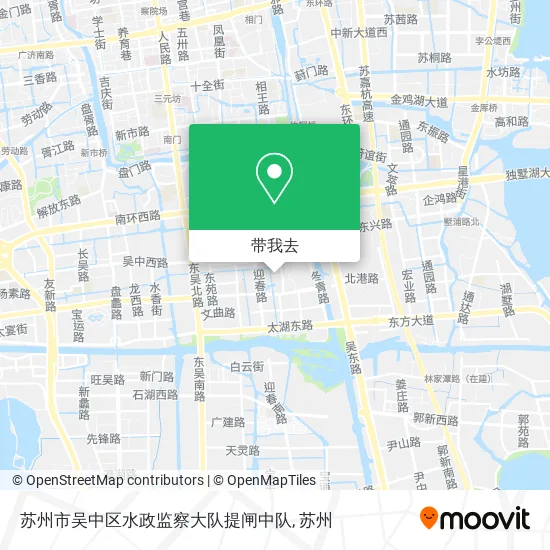苏州市吴中区水政监察大队提闸中队地图