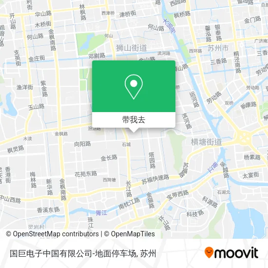 国巨电子中国有限公司-地面停车场地图