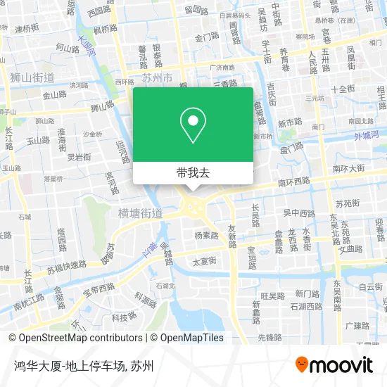鸿华大厦-地上停车场地图