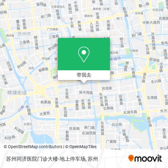 苏州同济医院门诊大楼-地上停车场地图