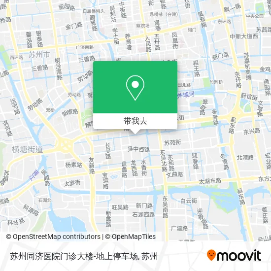 苏州同济医院门诊大楼-地上停车场地图