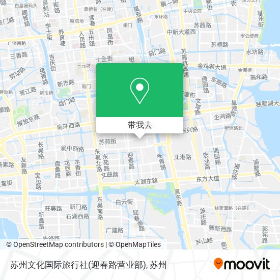 苏州文化国际旅行社(迎春路营业部)地图