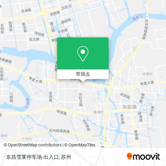 东昌雪莱停车场-出入口地图