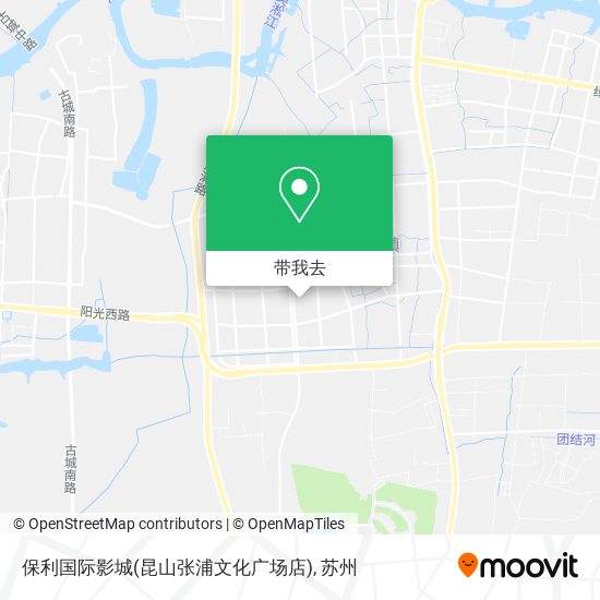 保利国际影城(昆山张浦文化广场店)地图