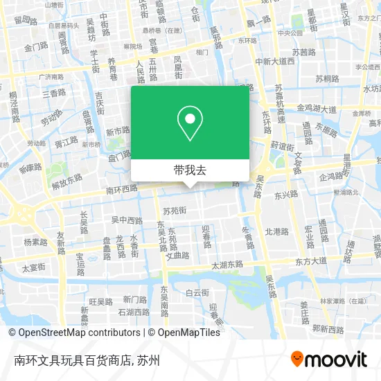 南环文具玩具百货商店地图