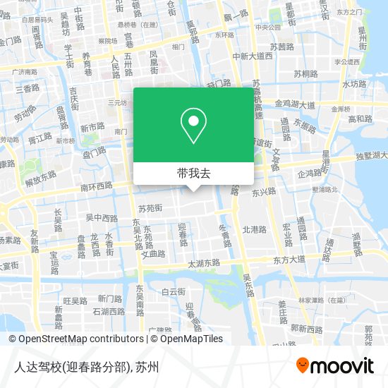 人达驾校(迎春路分部)地图