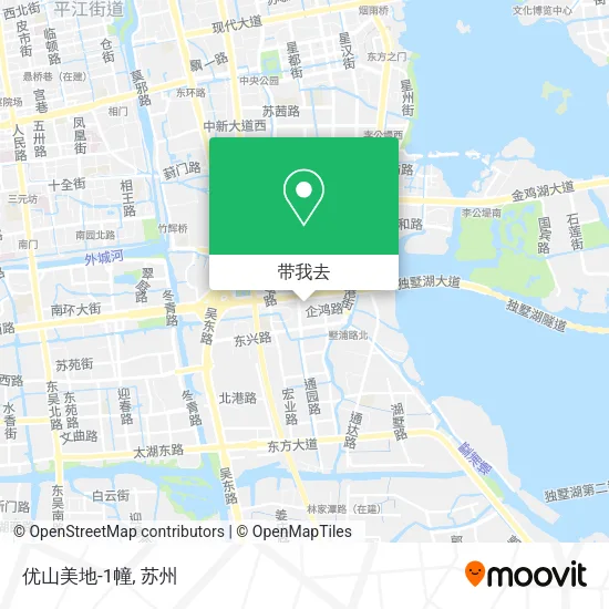 优山美地-1幢地图
