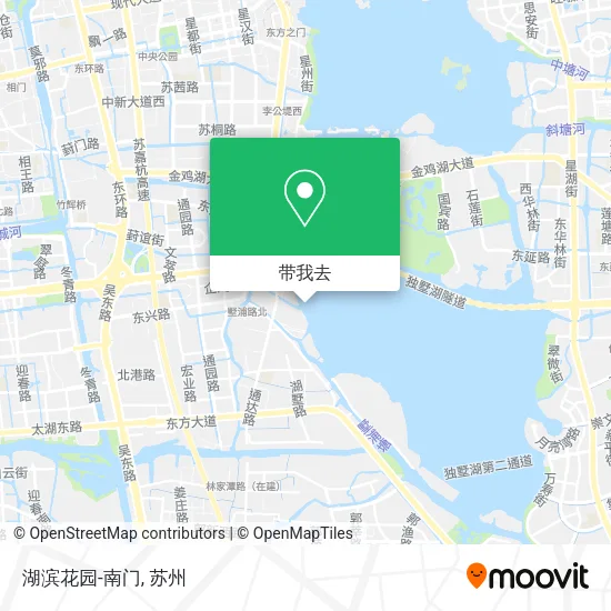 湖滨花园-南门地图