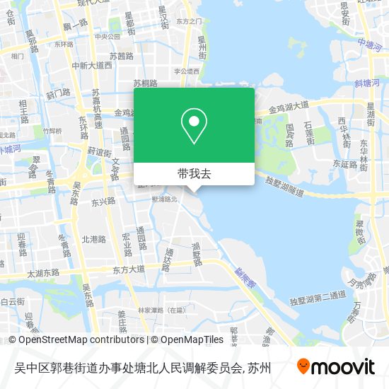 吴中区郭巷街道办事处塘北人民调解委员会地图