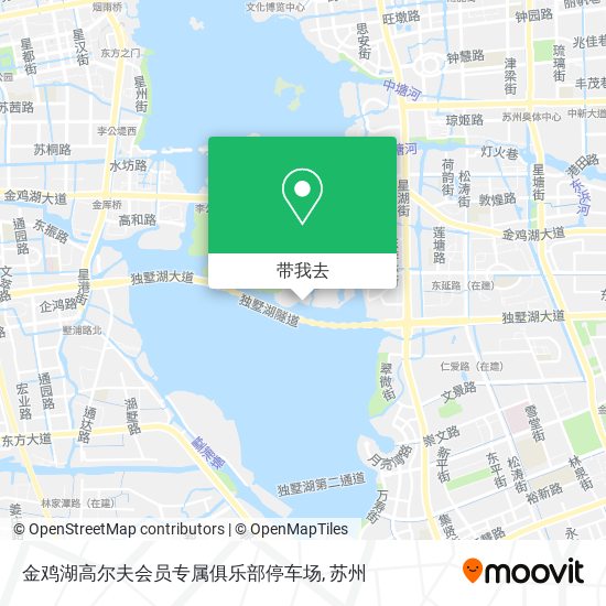 金鸡湖高尔夫会员专属俱乐部停车场地图