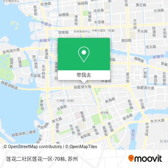 莲花二社区莲花一区-70栋地图