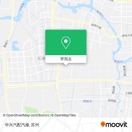 华兴汽配汽修地图