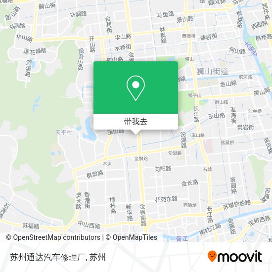 苏州通达汽车修理厂地图