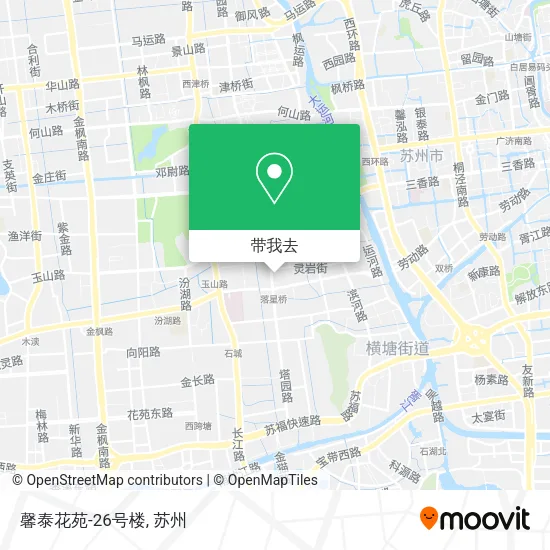 馨泰花苑-26号楼地图