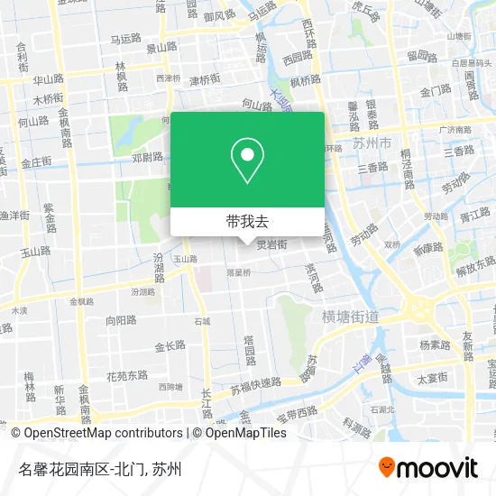 名馨花园南区-北门地图